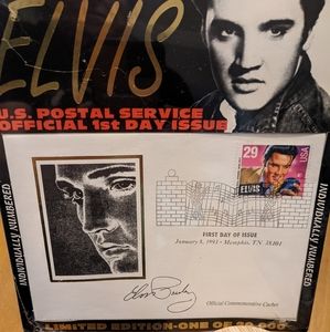 Graceland Memphis TN Elvis stamp January 8, 1993 limited edition # 5444